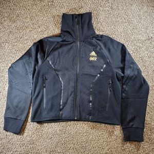 Adidas x James Bond 007 Sportswear Track Jacket Women's Size Large GN6817 Black